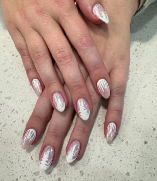 Image 14: #xcellentnailsalon #nailart #naildesign #nailstyle #prettynails #newnails #whitenails #beautynails #gelnailart #dippowder #dippowdernails #snsnails #snsdesign #goldenglowspany #nyc #manhattan #nycsnsnail#3dnailart#3dnailddesign#chromenail#chromenailart # Christmasnailart#Christmasnaildesign