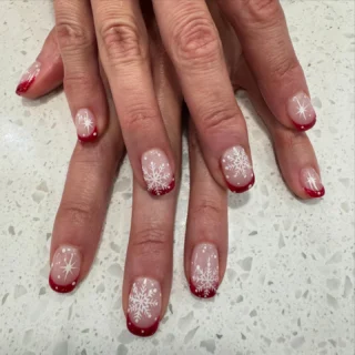 Image 16: #xcellentnailsalon #nailart #naildesign #nailstyle #prettynails #newnails #whitenails #beautynails #gelnailart #dippowder #dippowdernails #snsnails #snsdesign #goldenglowspany #nyc #manhattan #nycsnsnail#3dnailart#3dnailddesign#chromenail#chromenailart # Christmasnailart#Christmasnaildesign
